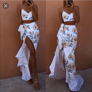 🚫SOLD🚫 Sabo Skirt Zana Floral Top and Skirt XS
